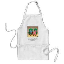 Funny Wine Cartoon Gift! Aprons