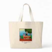Funny Wine Cartoon Gift! Tote Bags
