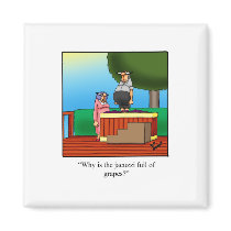 Funny Wine Cartoon Gift!