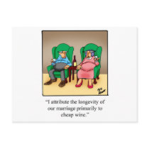 Funny Wine Cartoon Gift!