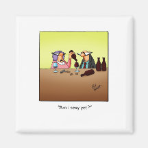 Funny Wine Gift! Magnets