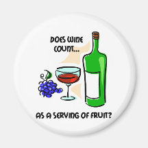 Funny wine humour saying magnets