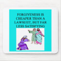 funny wisdom design mousepads