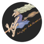 Funny Witch with Wart Sticker