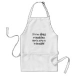 Funny women's aprons gift idea or retail items