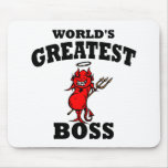Funny World's Greatest Bos Mousepads