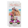 Funny Xmas Zebra Purse Photo Card Template