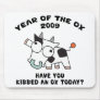Funny Year of The Ox Gifts Mouse Mat