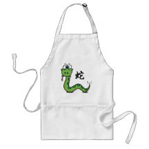 Funny Year of The Snake Aprons