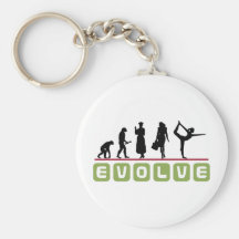 Funny Yoga Gift Key Chain