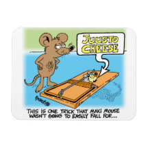 FUNNY YOOPER CARTOON MAGNET FOR YOOPERS