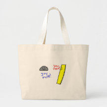 Funny "You Rock, You Rule" products Canvas Bag
