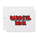 Funny You're Fat Insult invitations