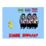 Funny zombie post cards