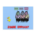 Funny zombie postcards