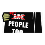 Funny Zombie, Zombie Were People Too photo cards