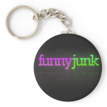 Funnyjunk Button Keychain