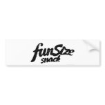 FunSize Snack Bumper Stickers