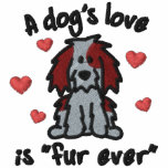 Fur Ever Dog Love embroidered shirts