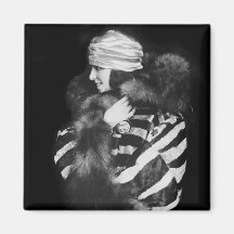 Fur Fashion, 1920s Fridge Magnets