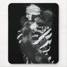Fur Fashion, 1920s Mouse Pad