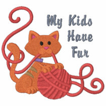 Fur Kids Embroidered Shirt