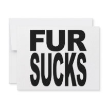 Fur Sucks Personalised Invitations
