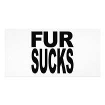Fur Sucks Picture Card