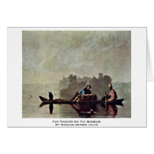 Fur Traders On The Missouri Card