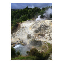 Furnas hot springs personalized invitations