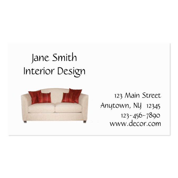 Furniture Business Card