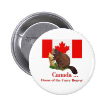 Furry Beaver Pins
