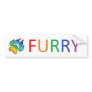 Furry Bumper Sticker