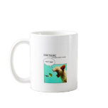 Furry Funnies ~ cat and broccoli mugs