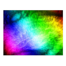 Furry Rainbow copy Post Cards