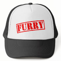 Furry Stamp Mesh Hats