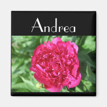 Fuschia Peony - Customised Magnets