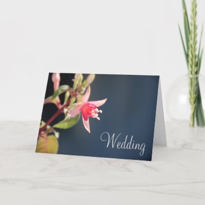 Fuschia Wedding Invitation Card by pulsDesign A series of vibrant 