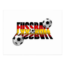 Fussball 2010 Deutsche flagge football gifts Post Cards