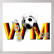 Fussball DE 2010 - Soccer Germany gifts Posters