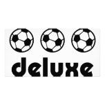 fußball deluxe icon personalized photo card