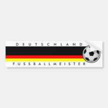Fussball Deutschland Fußballmeister Sticker Auto Aufkleber