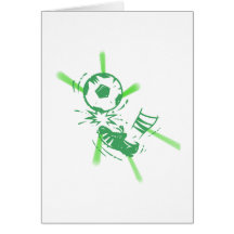 Fußball soccer karte