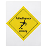 Fußballlegende crossing icon flyers