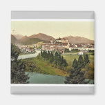 Fussen, Bavaria, Germany vintage Photochrom Fridge Magnet