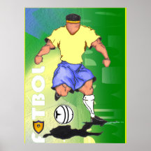 Futbol Striker Poster