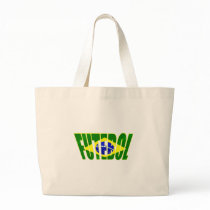 Futebol Brasil Bandeira Brazilian flag Futebol Tote Bags