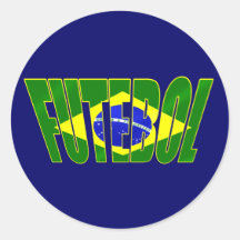Futebol Brasil Bandeira Brazilian flag Futebol Sticker