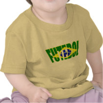Futebol Brasil Bandeira Brazilian flag Futebol Tees
