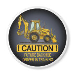 Future Backhoe Driver Magnet